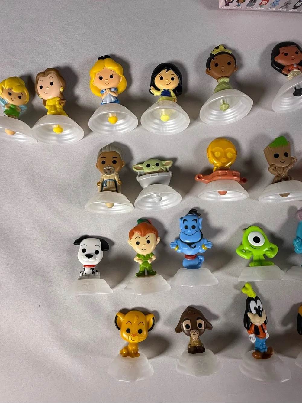 McDonald's Disney 100 Years of Wonder Mini Figure Lot of 34 +2dupes+2 Boxes 2023